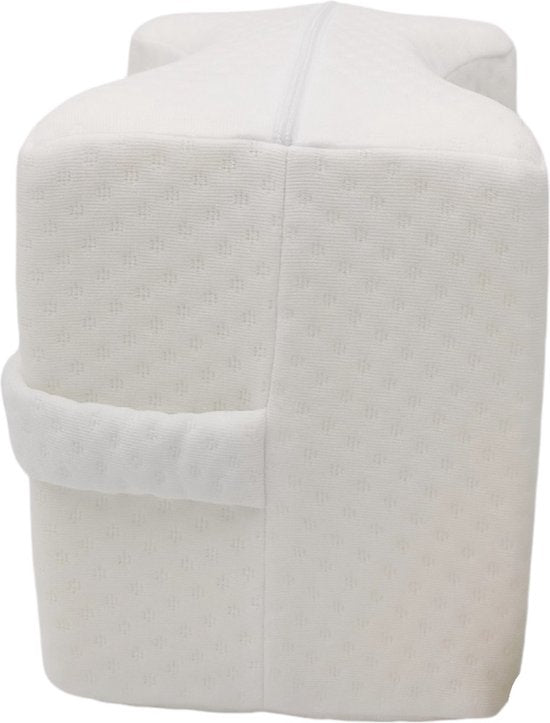 Kniekussen voor in Bed - Wit - Orthopedisch Kniekussen - Beenkussen - Zijslaapkussen - Zijslaap Kussen Voor In Bed - Heupklachten