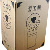 4cookz® Sensorprullenbak 60 liter - RVS Prullenbak