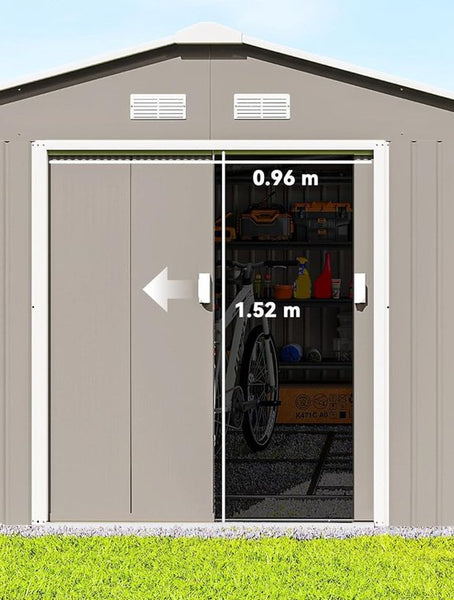 Grote Tuinschuur Weerbestendig met Schuifdeuren