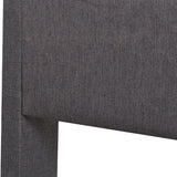 Bedombouw - Grijs - 147x206x110cm - Bedombouw met Hoofdbord - De perfecte combinatie van comfort en stijl voor je slaapkamer