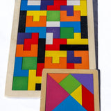- Tangram - Houten speelgoed - 3 - Educatief - Vanaf 3 Jaar
