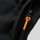 SparkNine Apex fitnesshort - sportbroek - met ritszakken - 152-158 - zwart - functioneel - sneldrogend & ademend - elastische band met trekkoord