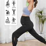 SparkNine Comfortfit zwangerschapslegging - met zijzakken - S - grijs - hoog getailleerd - zacht & ademend met buiksteun - rekbaar - maternity