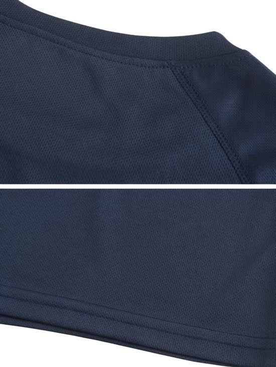 SparkNine Pulsegear sport t-shirt - heren - sneldrogend & ademend - S - donkerblauw - lichtgewicht - ideaal voor trainen, rennen & fitness