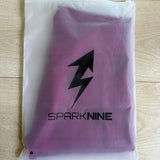 SparkNine Meshmotion sportlegging - dames - met zakken - XL - rood - stijlvolle mesh panelen - telefoon zakken - elastisch - squatproof