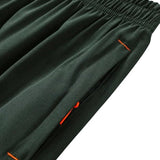 SparkNine Apex fitnesshort - sportbroek - met ritszakken - XXL - groen - functioneel - sneldrogend & ademend - elastische band met trekkoord