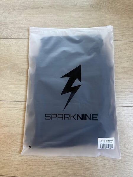 SparkNine Flowflare legging dames - petit pijplengte - superzacht - M - zwart - hoge taille - flared broek - elastisch