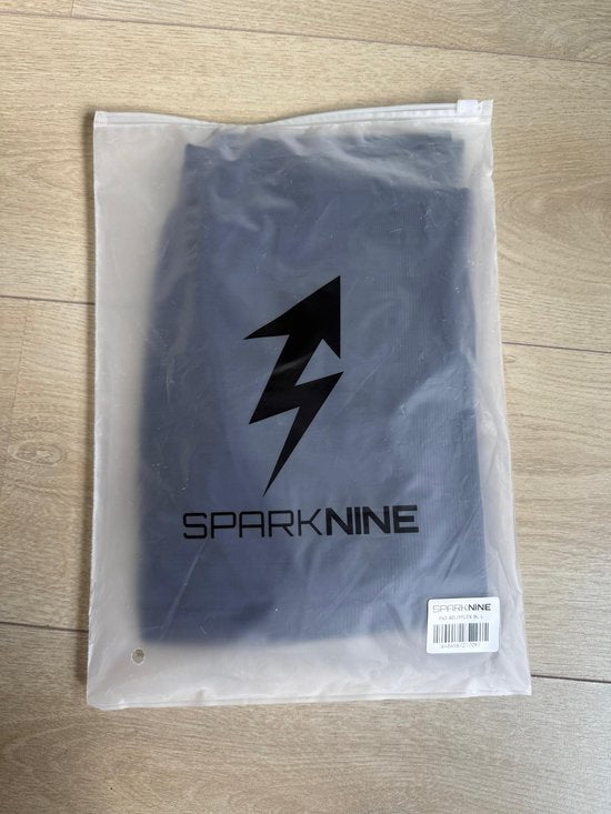 SparkNine Bellyflex zwangerschap legging - S - blauw - hoge taille - rekbaar - maternity - geribbelde tailleband - stijlvol & ademend