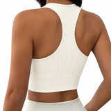 Dames Sport Bra - Met Verwijderbare Pads - Crop - U-Neck - Stretch - Comfortabel - Sport-BH