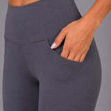 Flare Broek - Flared Pants met Zakken - Legging met &