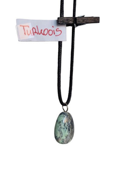 Sasemy - Edelsteen - Turkoois - Edelstenen - Edelsteen Hanger - Edelsteen Ketting - Verjaardag - Cadeau - Moederdag - Vaderdag - Sinterklaas cadeau - Kerstcadeau