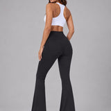 Flare Broek - Flared Pants met Zakken - Legging met &