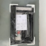 Wasverzamelaar met 3 vakken op wielen – Wasmand sorteerwagen met deksel – Verrijdbare wasmand – Zwart metalen frame