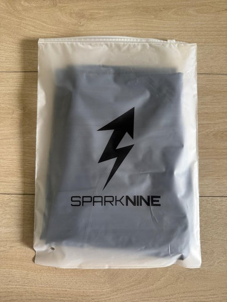 SparkNine Pacepocket dames sportlegging - met handige zakken - XXL - grijs - hoge taille - elastisch - squatproof - niet doorschijnend