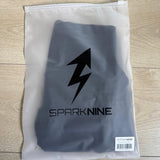 SparkNine Softflow korte sportbroek - met zakken - zachte stof - 4XL - zwart - dames short - half lang - fietsshort