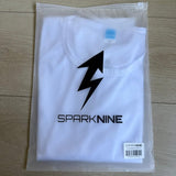 SparkNine Ironlite sport t-shirt heren met reflecterende strepen - XL - wit - zweetbestendig - lichtgewicht & sneldrogend