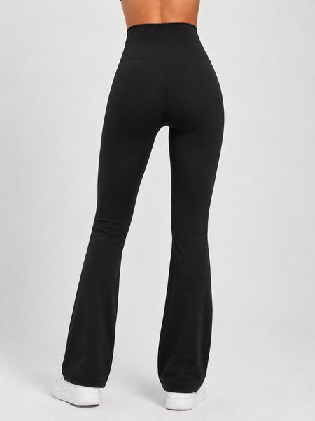 Flare Broek - Flared Pants met Zakken - Legging met &