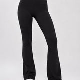Flare Broek - Flared Pants met Zakken - Legging met &