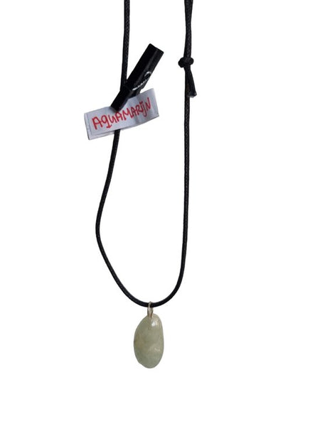 Sasemy - Edelsteen - Aquamarijn - Edelstenen - Edelsteen Hanger - Edelsteen Ketting - Cadeau - Verjaardagscadeau - Moederdag - Vaderdag