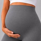 SparkNine Mamaactive zwangerschapslegging - M - grijs - hoge taille - rekbaar - zacht & ademend materiaal - ondersteunend - maternity