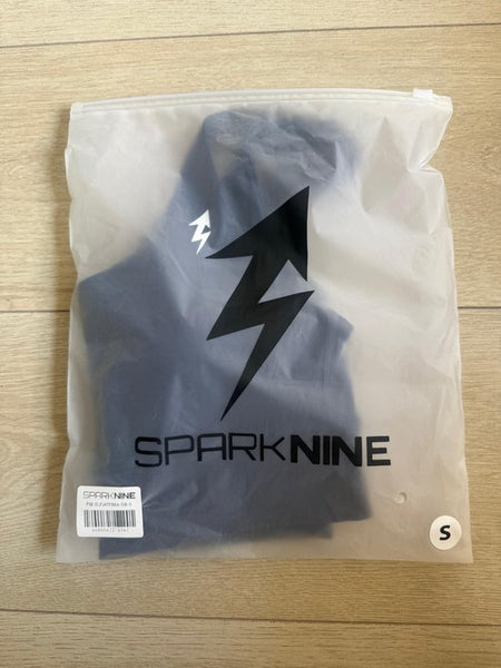 SparkNine Elevate sport-bh - XL - donkerblauw - gekruiste rug - push-up effect - stevige ondersteuning - met uitneembare pads