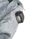 Sasemy - Borsttas Sling Bag Voor Heren - Sling Bag - 3 rits-vakken - Dames - Heren - Grijs #7 - 30 x 16 x 6 - Slingbag - Sbag - Schoudertas - Rugzak - Crossbody bag - Vaderdag Cadeau - Verjaardag Cadeau - Sinterklaas Cadeau - Kerst Cadeau