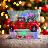 Mar's Art - Kerst - Kussenhoes Kerst - Kerst Kussen met - Verlichting