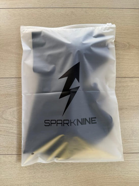 SparkNine Stride sport-bh - met uitneembare pads - XXL - zwart - cross-back - medium support - zacht & elastisch materiaal
