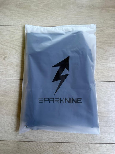 SparkNine Horizon flare broek - dames legging met zakken - petite pijplengte - XXL - donkerblauw - hoge taille - stijlvol & elastisch - sportlegging