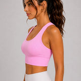 Dames Sport Bra - Met Verwijderbare Pads - Crop - U-Neck - Stretch - Comfortabel - Sport-BH