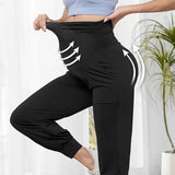 SparkNine Comfortfit zwangerschapslegging - met zijzakken - S - grijs - hoog getailleerd - zacht & ademend met buiksteun - rekbaar - maternity