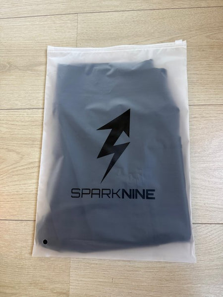 SparkNine Meshmotion sportlegging - dames - met zakken - L - zwart - stijlvolle mesh panelen - telefoon zakken - elastisch - squatproof