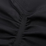 SparkNine Vibe sportlegging - M - zwart - squat-proof - butt crunch - elastisch - high waist - ondersteunend