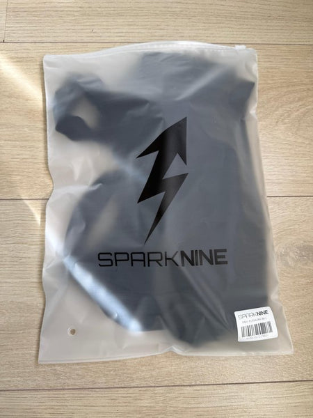 SparkNine Flexaura sport BH - stijlvolle sportbeha - ingebouwde pads - M - zwart - high support ondersteuning - cross design