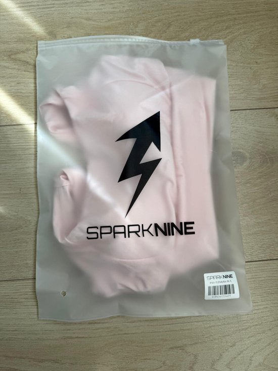 SparkNine Flexaura sport BH - stijlvolle sportbeha - ingebouwde pads - S - roze - high support ondersteuning - cross design