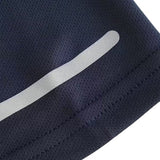 SparkNine Ironlite sport t-shirt heren met reflecterende strepen - L - blauw - zweetbestendig - lichtgewicht & sneldrogend