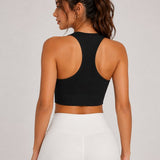 Dames Sport Bra - Met Verwijderbare Pads - Crop - U-Neck - Stretch - Comfortabel - Sport-BH