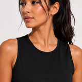 SparkNine Easefit top - sporttop - atletische tanktop - M - zwart - mouwloos - luchtig & ademend - sneldrogend
