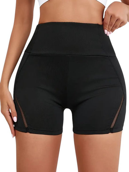 BREEZEMOTION Short - Dames Hoge Taille Sportbroek - Ademend & Stijlvol Design - Stretchy - Zwart