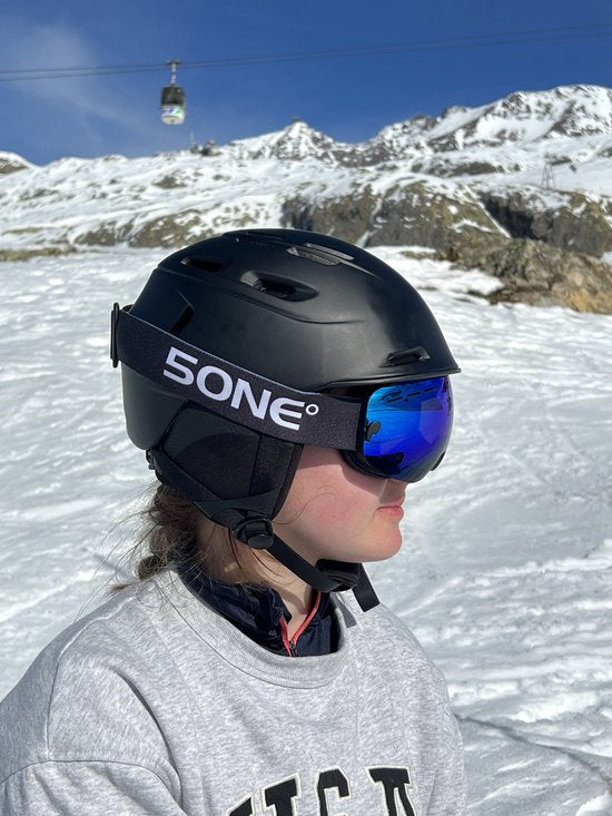 5one® Alpine 2 Anti-Condens Skibril met Hardcase voor kinderen