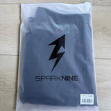 SparkNine Swift heren sport broek - met ritszakken - S - zwart - fitness short - ademend - trainingsshort - elastische band met koord - sneldrogend