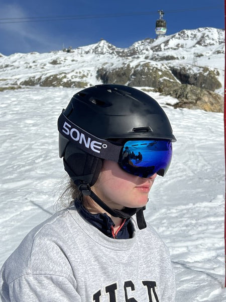 5one® Alpine 2 Anti-Condens Skibril met Hardcase voor kinderen
