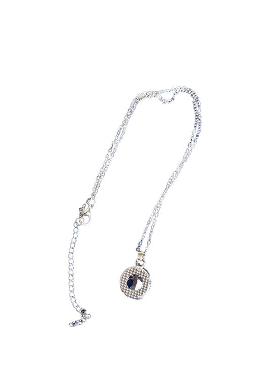 Levensboom met paarse steen - Ketting met hanger levensboom - Keltische boom - Cadeau - Verjaardag - Vaderdag - Moederdag