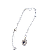 Levensboom met paarse steen - Ketting met hanger levensboom - Keltische boom - Cadeau - Verjaardag - Vaderdag - Moederdag