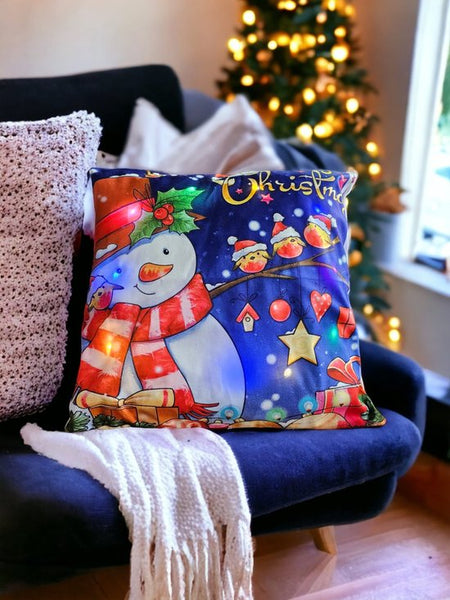 Mar's Art - Kerst - Kussenhoes Kerst - Kerst Kussen met - Verlichting