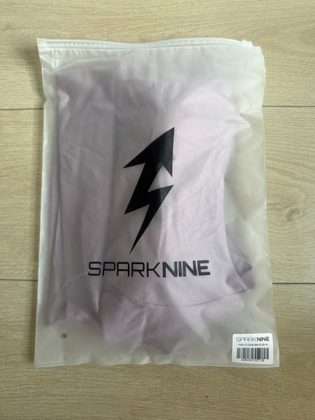 SparkNine Flexaura sport BH - stijlvolle sportbeha - ingebouwde pads - L - paars - high support ondersteuning - cross design