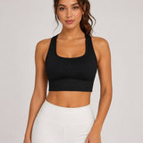 Dames Sport Bra - Met Verwijderbare Pads - Crop - U-Neck - Stretch - Comfortabel - Sport-BH