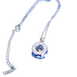 Levensboom met paarse steen - Ketting met hanger levensboom - Keltische boom - Cadeau - Verjaardag - Vaderdag - Moederdag