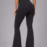 Flare Broek - Flared Pants met Zakken - Legging met &