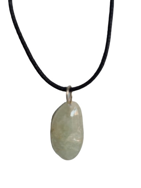 Sasemy - Edelsteen - Aquamarijn - Edelstenen - Edelsteen Hanger - Edelsteen Ketting - Cadeau - Verjaardagscadeau - Moederdag - Vaderdag